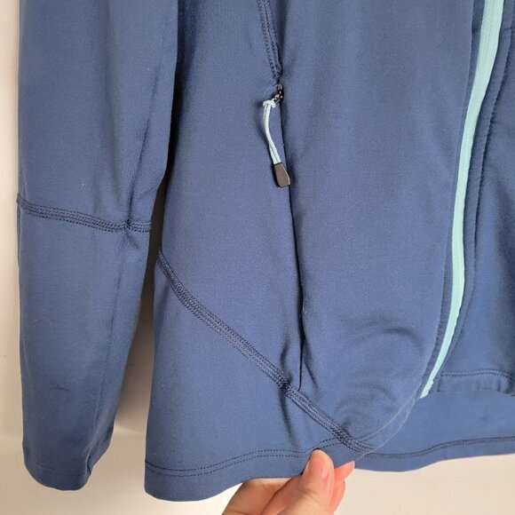 Champion Performance Active Workout Blue Full Zipper Long Sleeve Jacket Sz Small - Picture 4 of 13